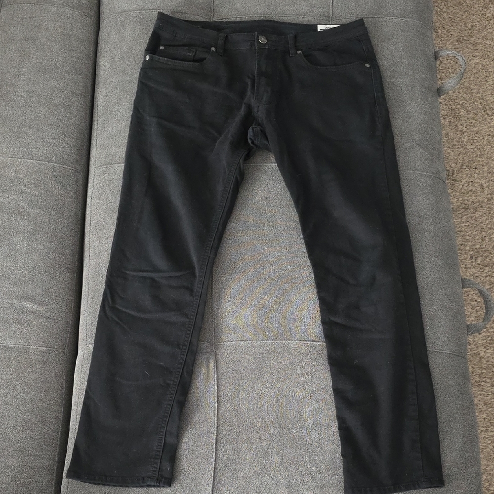 Buffalo David Bitton Men's Black Chinos